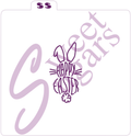 Happy Easter Bunny Silkscreen Stencil image 0