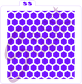 Honeycomb Background Stencil - Traditional or Silkscreen image 0