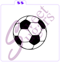 Soccer Ball Silkscreen Stencil (multiple sizes available) image 0
