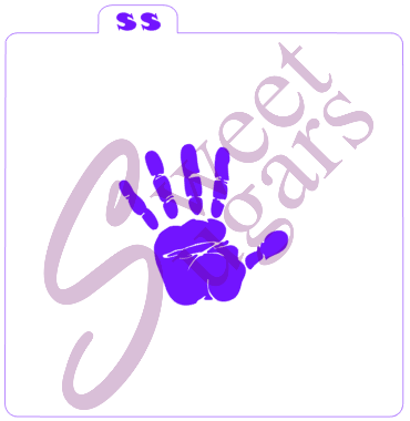 Hand Print Silkscreen Stencil image 0