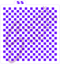 Mini Checkerboard Background Stencil- Traditional or Silkscreen image 0