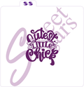 Cutest Little Chick Silkscreen Stencil image 0