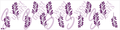 Cake - Medium Rounded Leaf Silkscreen Stencil - 2 lengths available image 0