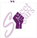 Black Lives Matter - Raised Fist Logo Stencil - Traditional or Silkscreen image 0