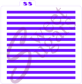 Even Stripes Stencil - Traditional or Silkscreen image 0