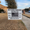 Double-Sided Yard Sign with or without Stake image 0