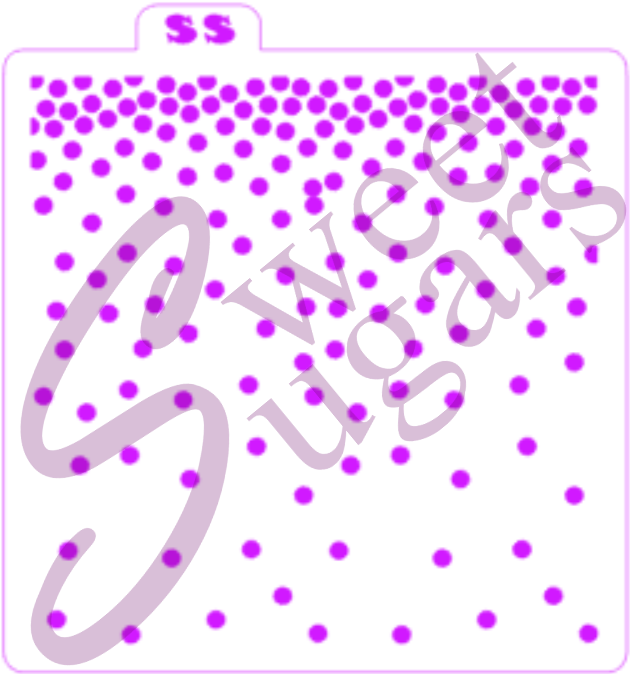 Dot Confetti Stencil - Traditional or Silkscreen image 0