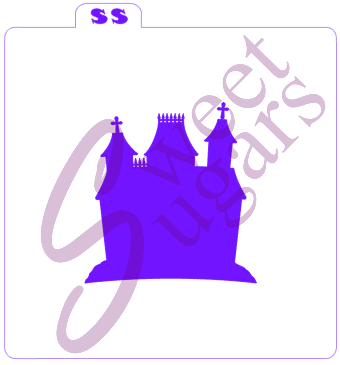 Haunted House 2 Piece Silkscreen Stencil image 1