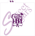 I'm Outta Here Graduation Silkscreen Stencil image 0