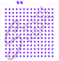 Stars Stencil - Small 1/4", Straight, Traditional or Silkscreen image 0