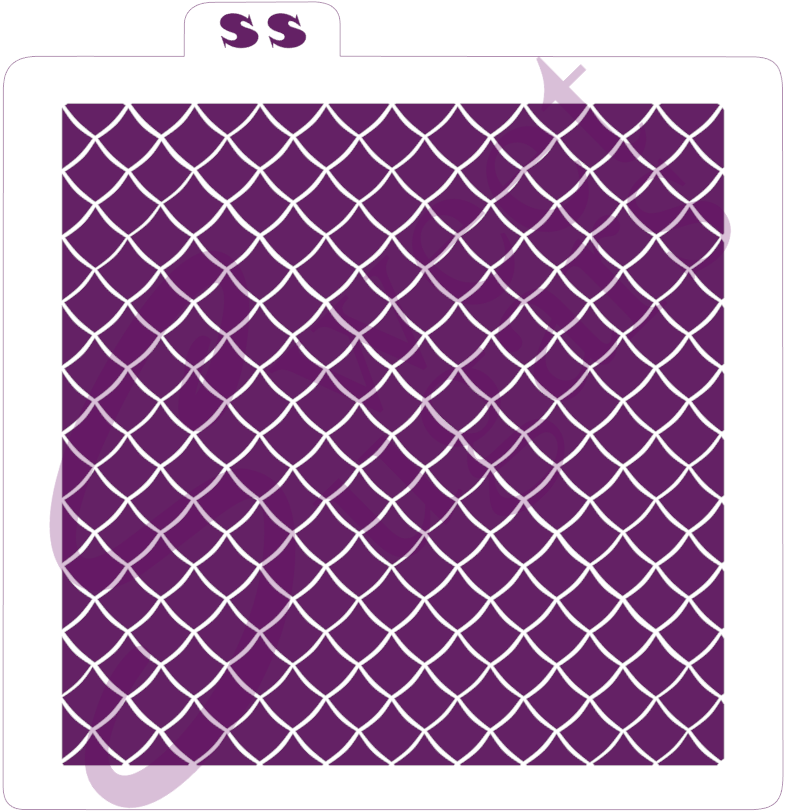 Tight Basketweave or Net Background (Highlight) Silkscreen Stencil image 0