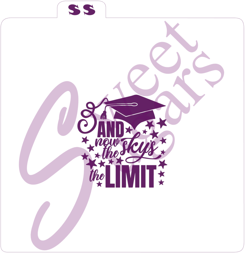 And Now he Sky's The Limit Silkscreen Stencil image 0