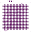 MICRO Buffalo Plaid Background Silkscreen Stencil image 0
