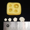 Rose Flower Mold - 4 sizes - For Fondant, Chocolate, Clay, etc. image 0