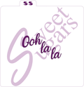 Ooh la la Silkscreen Stencil image 0
