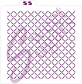 Tight Basketweave or Net Background (Shadow) Silkscreen Stencil image 0
