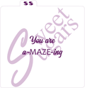 You are a-MAZE-ing Silkscreen Stencil image 0