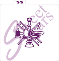 Firefighter Insignia Silkscreen Stencil image 0