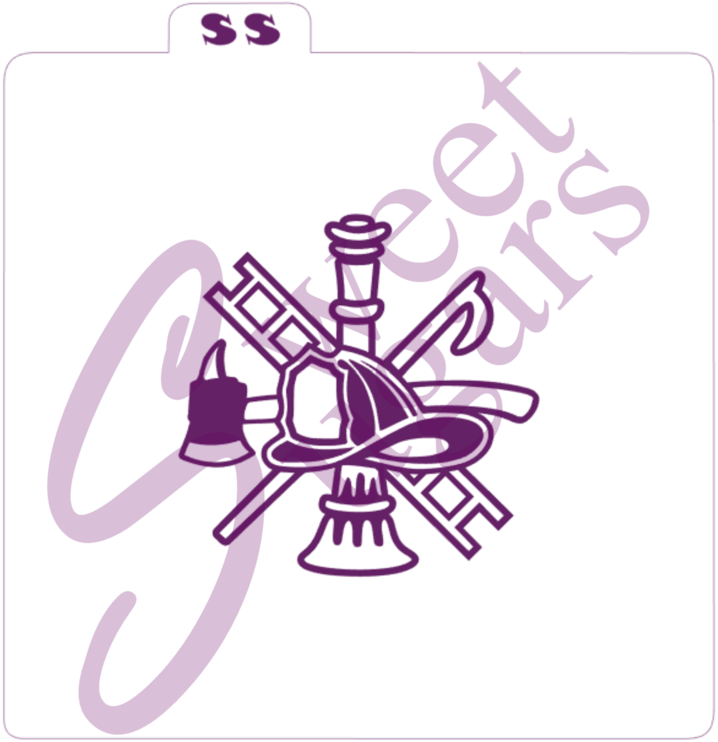 Firefighter Insignia Silkscreen Stencil image 0
