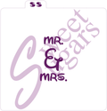 Mr. & Mrs. Mouse Style Silkscreen Stencil image 0