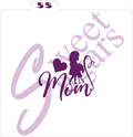 Mom Mother & Daughter Silkscreen Stencil image 0
