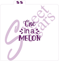 One in a Melon Silkscreen Stencil image 0