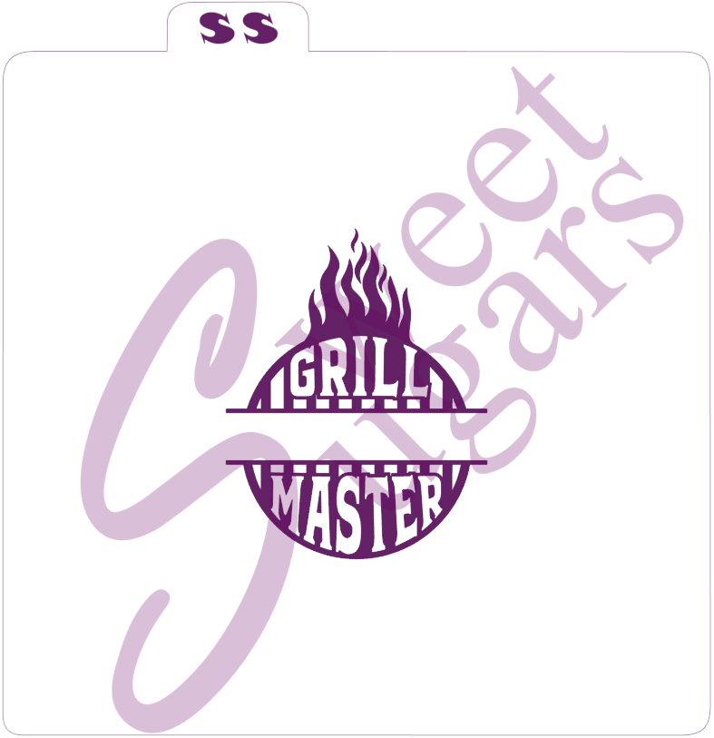 Grill Master Name Plate Silkscreen Stencil image 0