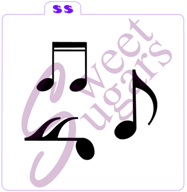 Music Symbols Silkscreen Stencils (Save $4 when ordering the bundle) image 3