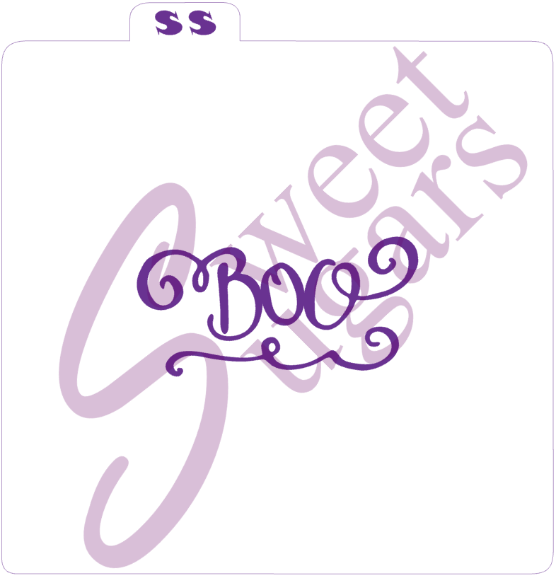 "Boo" Silkscreen Stencil image 0