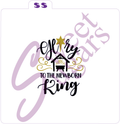 Glory to the Newborn King 2 Piece Stencil Set image 0