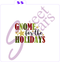 Gnome for the Holidays 5 piece Stencil Set image 0