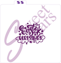 Easter Blessings Silkscreen Stencil image 0