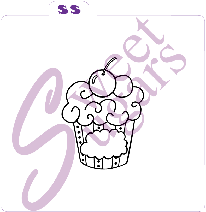 Cupcake Cutter/Silkscreen Stencil Combo (2 options) image 3