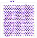 Stars Stencil - Small 1/4", Offset, Traditional or Silkscreen image 0