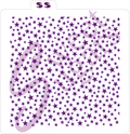 MINI Scattered Stars Silkscreen Stencil image 0