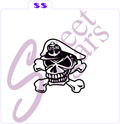 Navy Chief Skull Silkscreen Stencil image 0