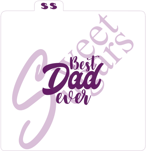 Best Dad Ever Silkscreen Stencil image 0