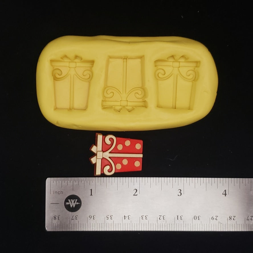 Present / Gift Mold for Fondant, Chocolate, & Clay, etc. image 0