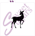 Doe / Deer Stencil - Traditional or Silkscreen image 0
