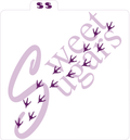 Chicken Footprint Stencil - Traditional or Silkscreen image 0