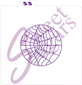 Double Spiderweb Silkscreen Stencil image 0