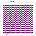 Mini Chevron Background Silkscreen Stencil image 0