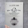 Acrylic Office Sign - Multiple sizes & colors available image 0