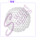 Golf Ball Texture Stencil - Traditional or Silkscreen image 0