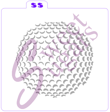 Golf Ball Texture Stencil - Traditional or Silkscreen image 0