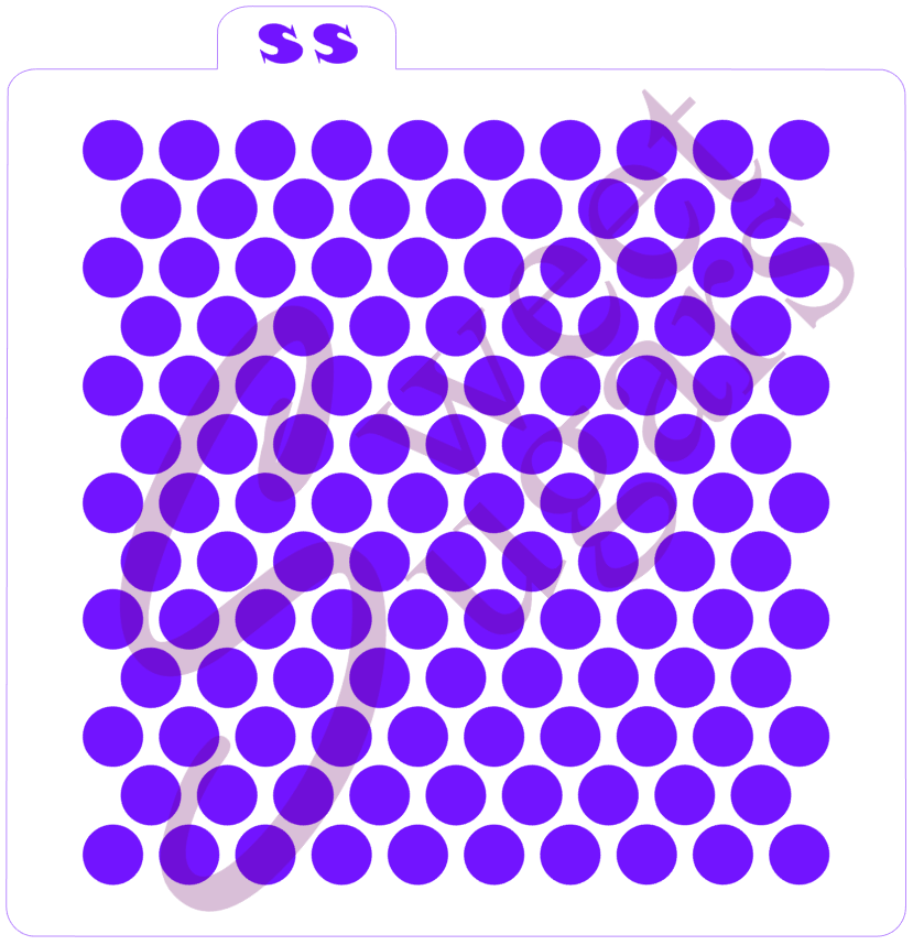 Dots, Large Stencil - Traditional or Silkscreen image 0