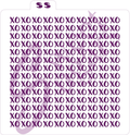 MINI "XO" Background Silkscreen Stencil image 0