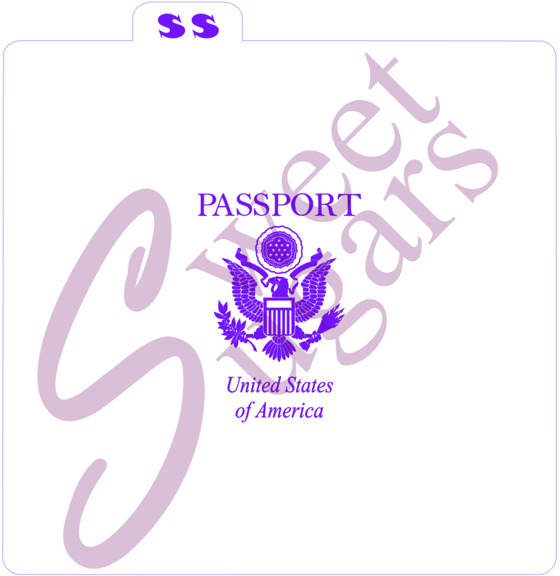Passport Silkscreen Stencil image 0
