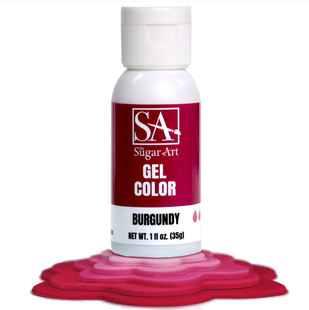 Burgundy Gel Food Color 2.0 image 0